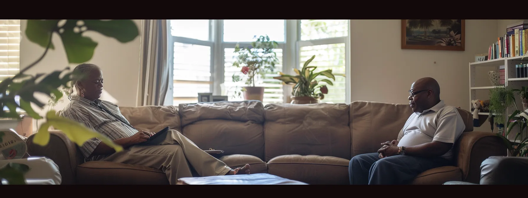 a homeowner in miami receiving financial counseling and support through the homeownership preservation program.